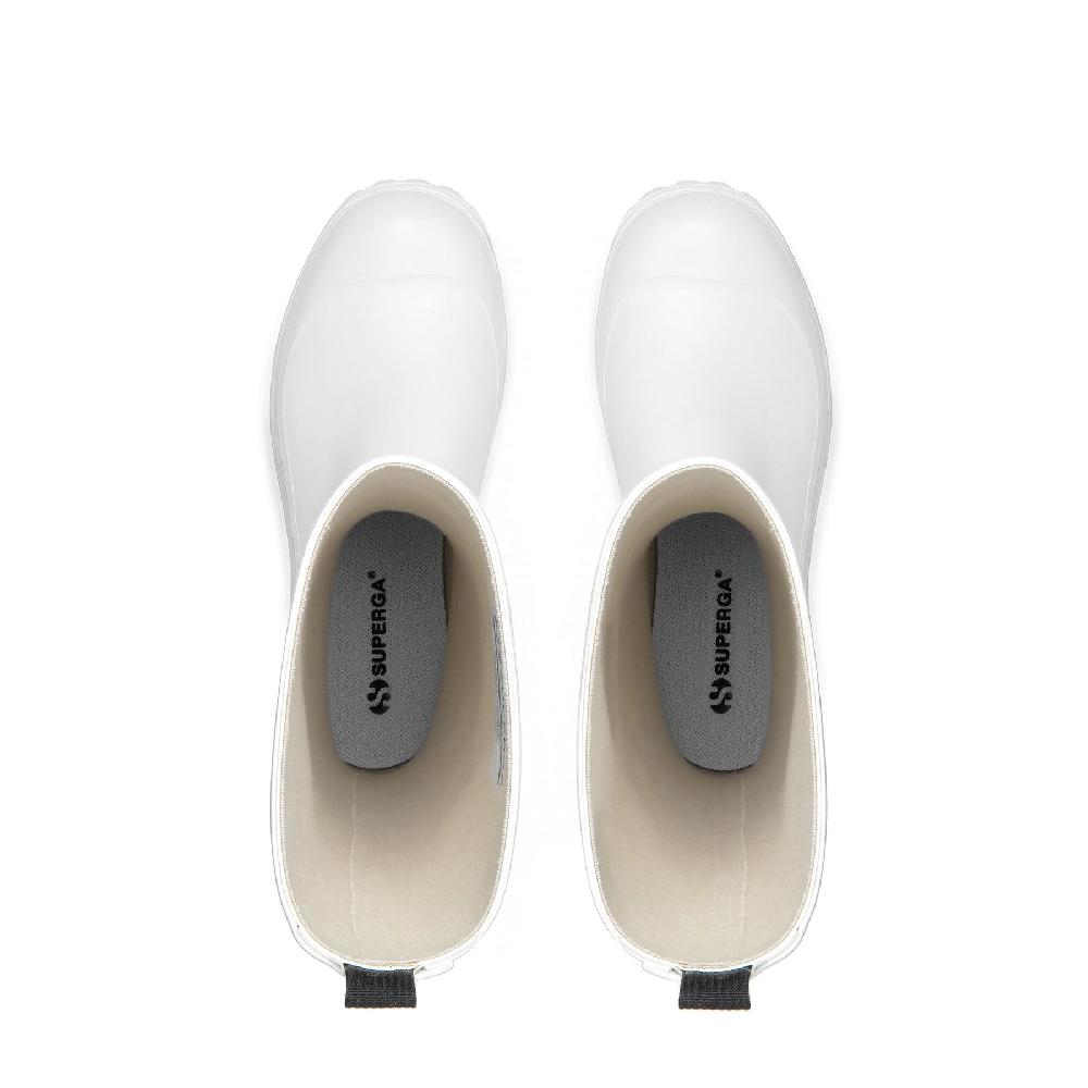 Superga 799 RUBBER BOOTS LETTERINGWHITE
