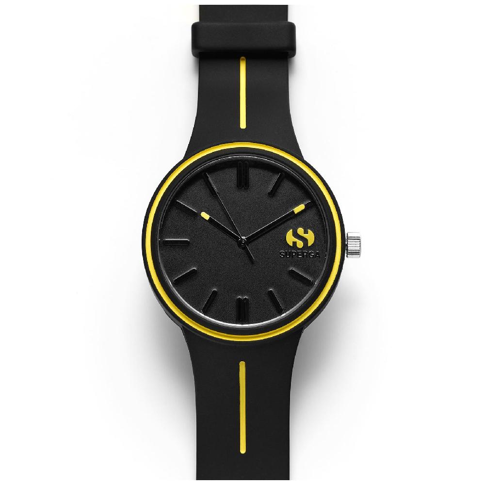 Superga SUPERGA LARGE OLDSTC055 BLACK-YELLOW