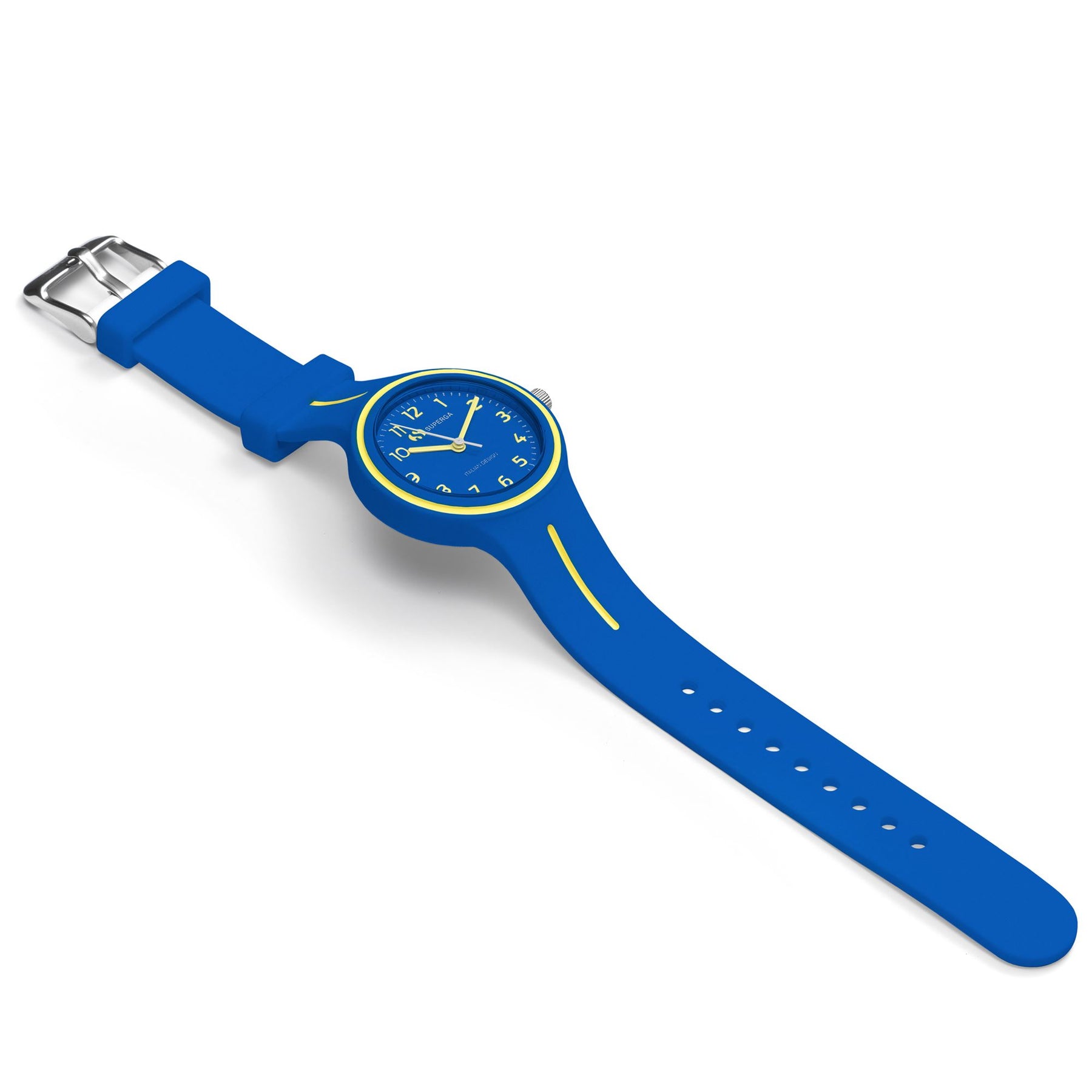 Superga SUPERGA SMALL OLDSTC043 BLUEMD-YELLOW