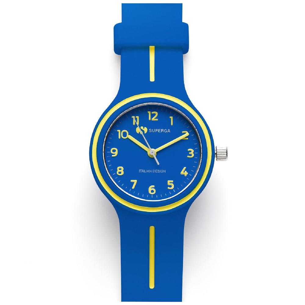 Superga SUPERGA SMALL OLDSTC043 BLUEMD-YELLOW