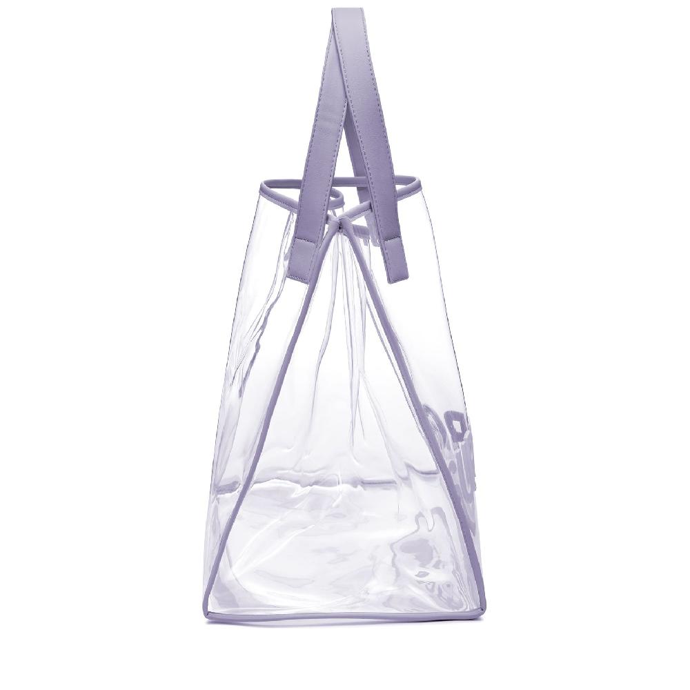 Superga TRANSPARENT SHOPPING BAGGREY LILLA