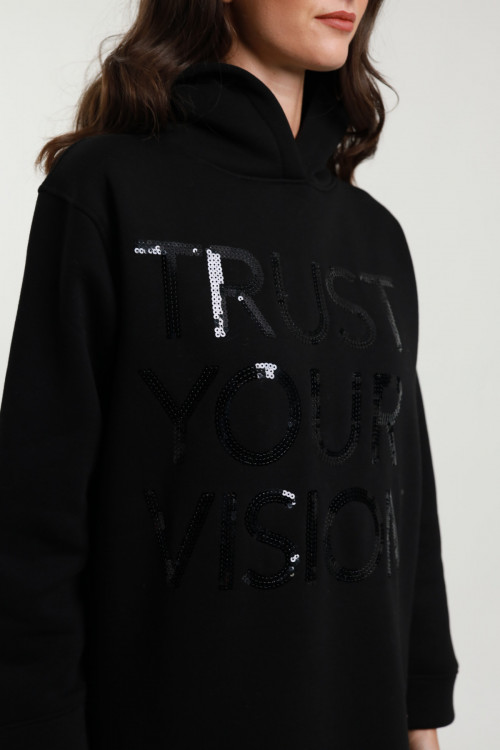 Susy Mix Abito Felpa "Trust Your Vision"