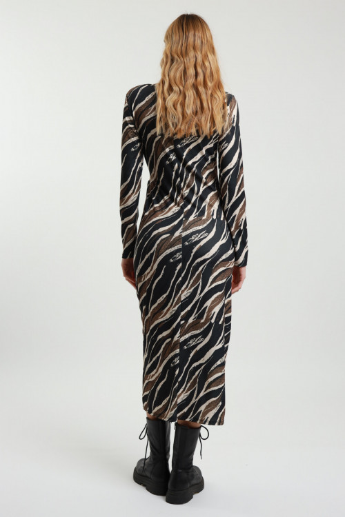 Susy Mix Abito Lungo Con Nodo