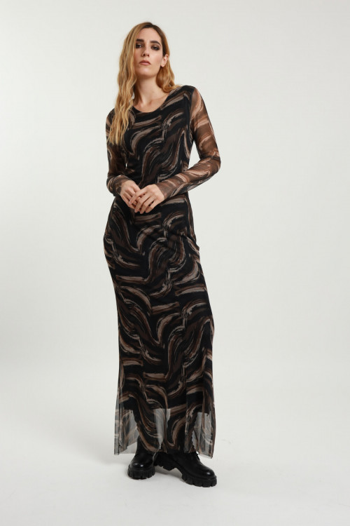 Susy Mix Abito Lungo in Tulle