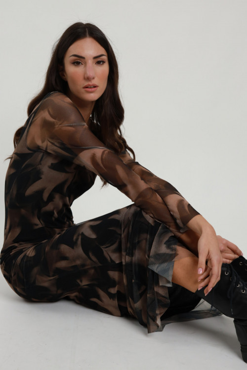 Susy Mix Abito Lungo Tulle