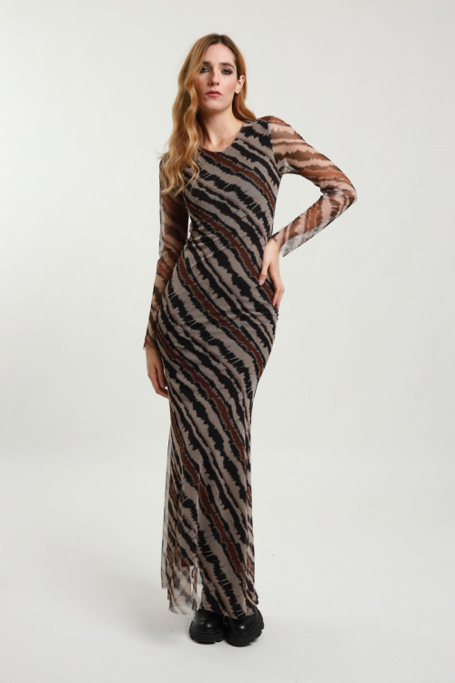 Susy Mix Abito Lungo Tulle