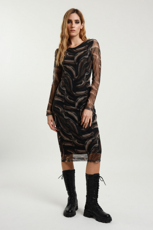 Susy Mix Abito Midi in Tulle