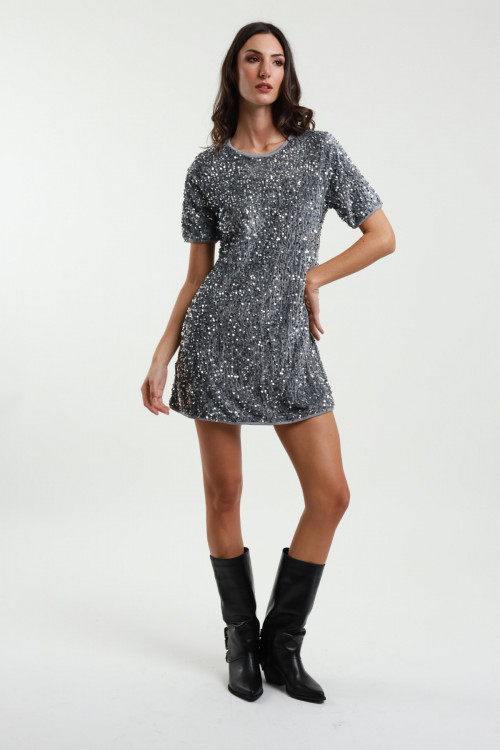 Susy Mix Abito Paillettes