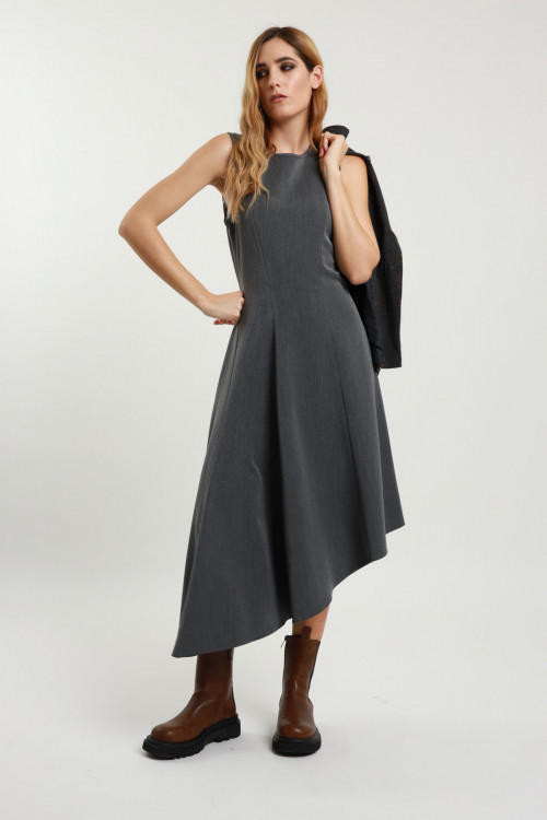 Susy Mix Abito Smanicato a Ruota