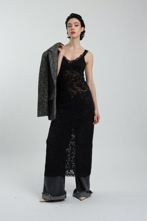 Susy Mix Abito Sottoveste in Pizzo