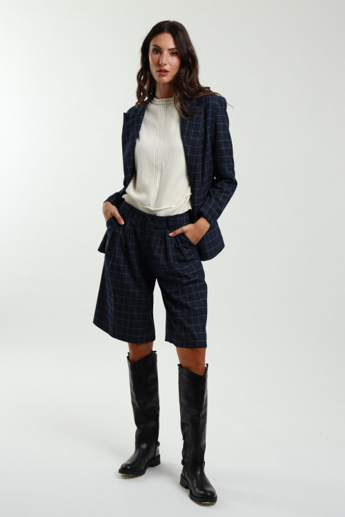 Susy Mix Bermuda Check