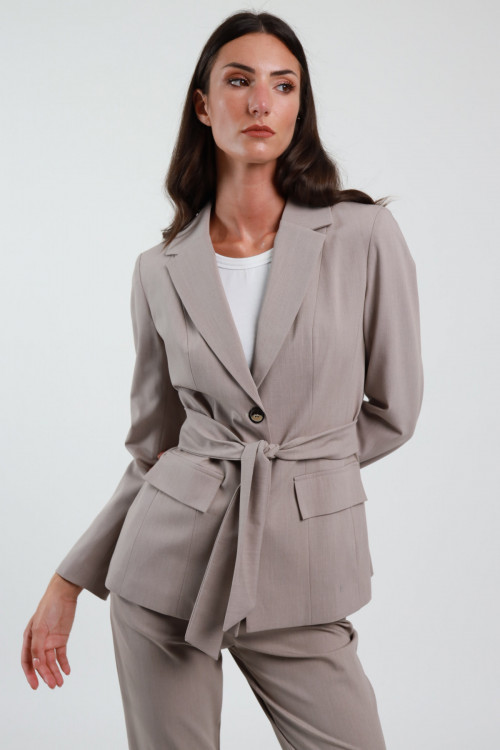 Susy Mix Blazer Con Cintura