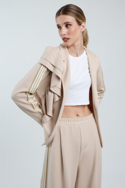 Susy Mix Blazer Con Rouges E Banda Laterale