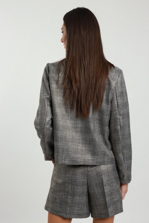Susy Mix Blazer Doppiopetto Check