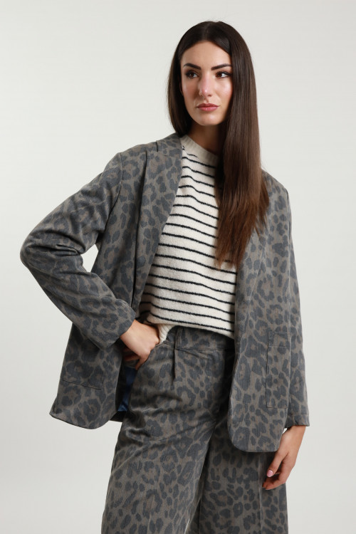 Susy Mix Blazer Over Maculato