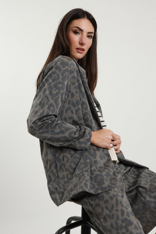 Susy Mix Blazer Over Maculato