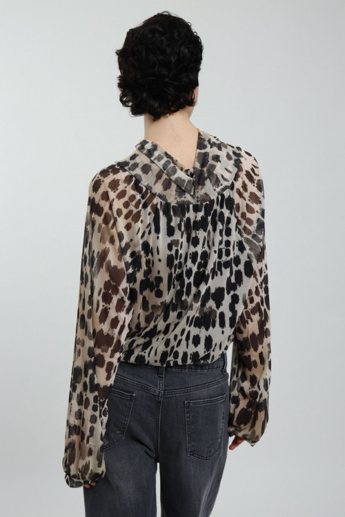 Susy Mix Blusa Cut-Out In Fantasia