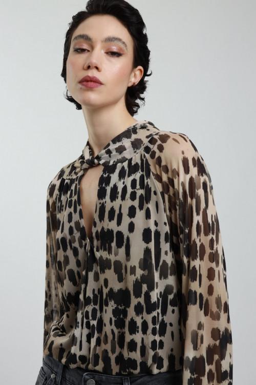 Susy Mix Blusa Cut-Out In Fantasia