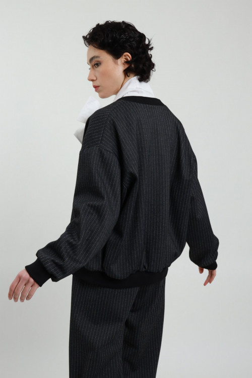 Susy Mix Bomber Gessato