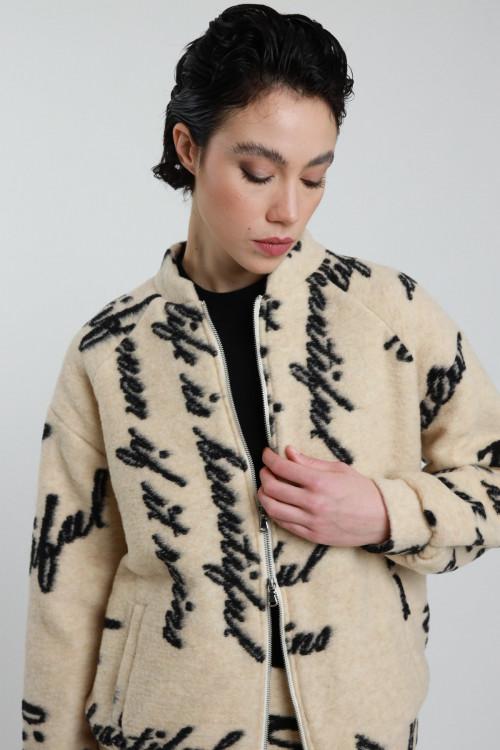 Susy Mix Bomber In Lana Cotta