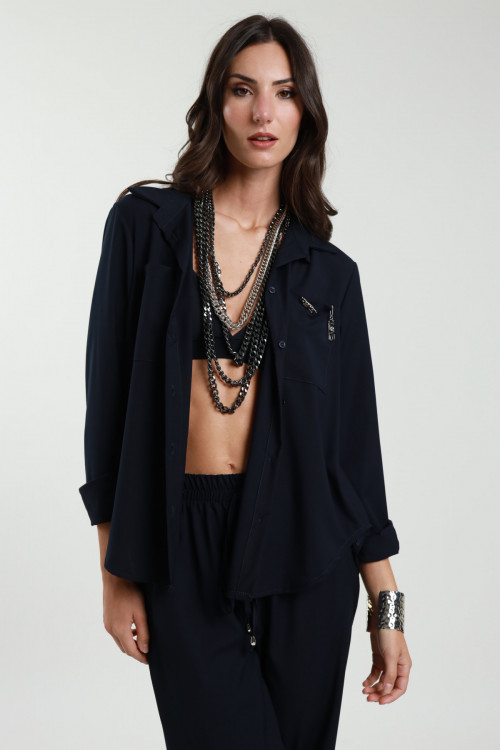 Susy Mix Camicia Con Spille