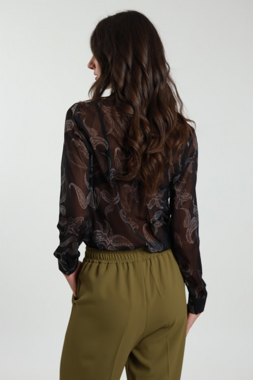 Susy Mix Camicia Fantasia Damascata