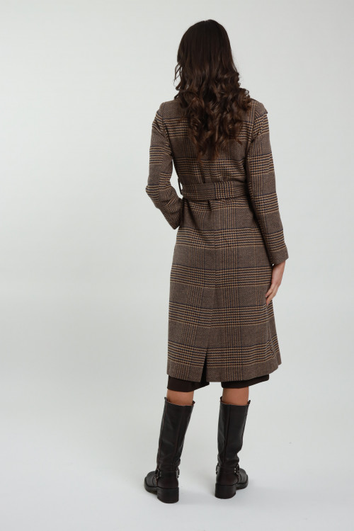 Susy Mix Cappotto Check