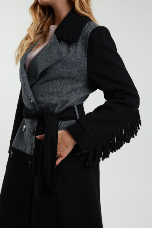 Susy Mix Cappotto Con Cintura