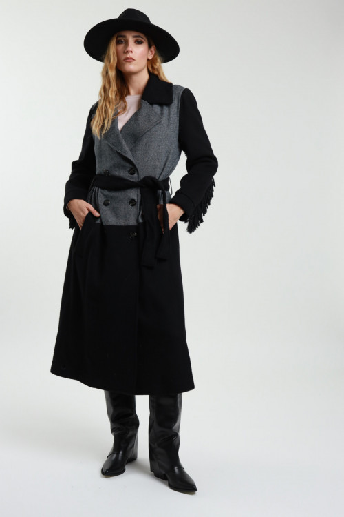 Susy Mix Cappotto Con Cintura