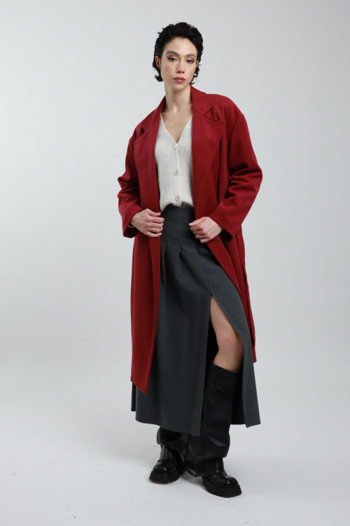 Susy Mix Cappotto con Cintura