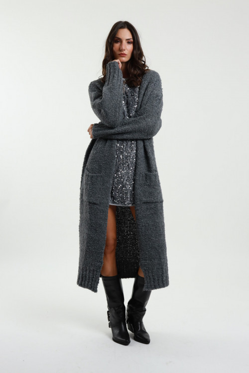 Susy Mix Cappotto In Maglia