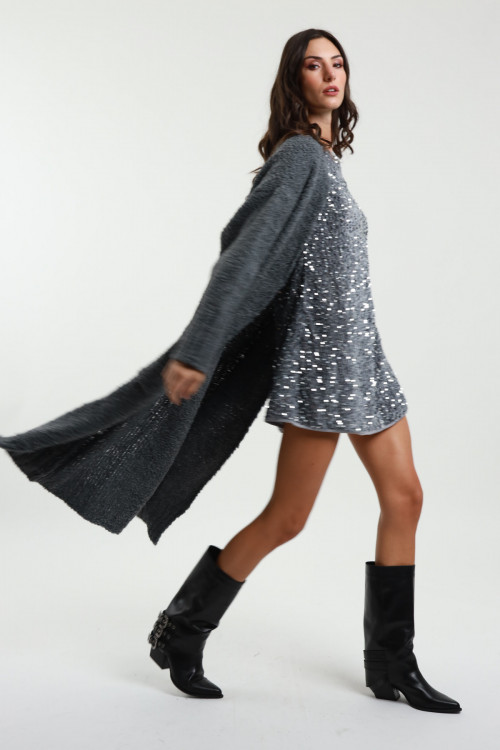 Susy Mix Cappotto In Maglia