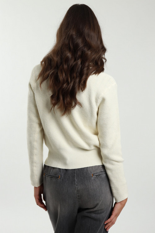 Susy Mix Cardigan Bottoni Gioiello