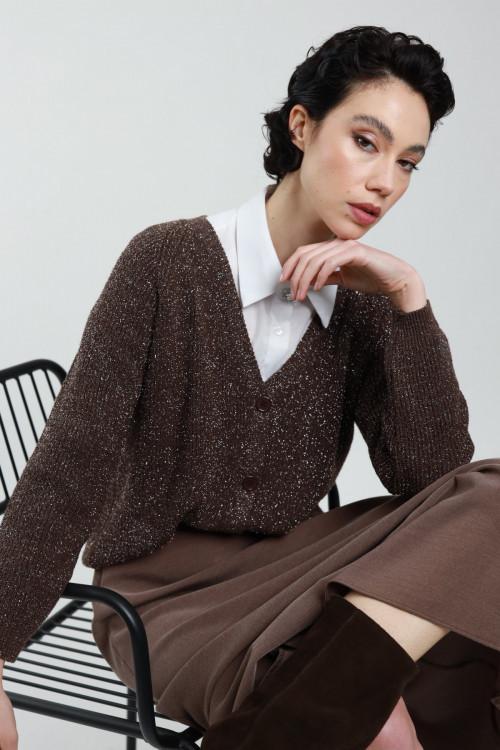 Susy Mix Cardigan Lurex