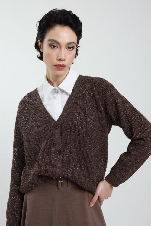 Susy Mix Cardigan Lurex