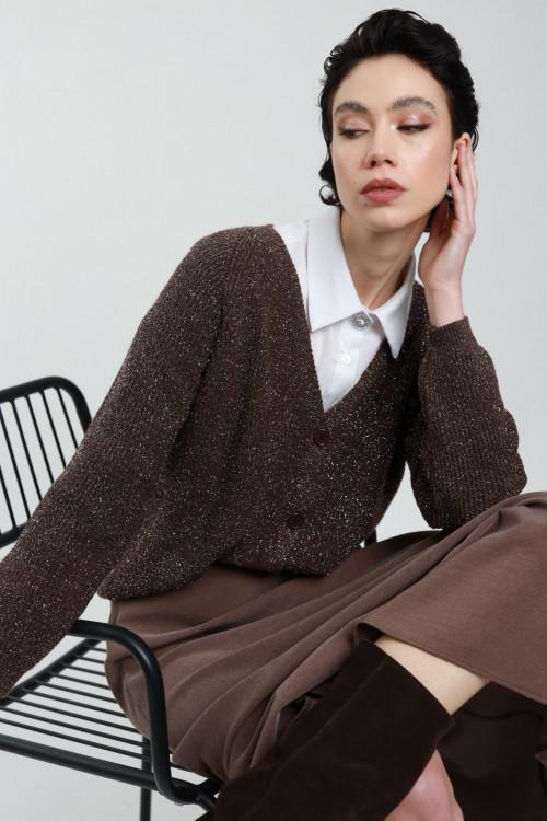 Susy Mix Cardigan Lurex