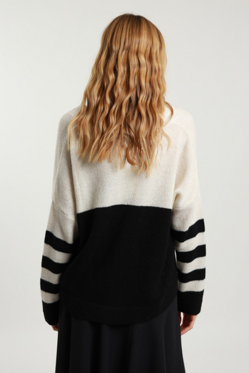 Susy Mix Cardigan Righe