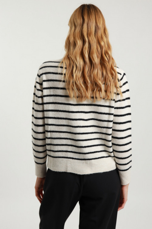 Susy Mix Cardigan Righe