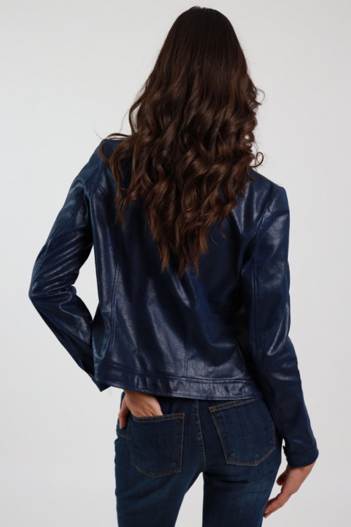 Susy Mix Chiodo Ecopelle Invecchiata