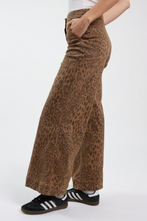 Susy Mix Denim A Palazzo Maculato