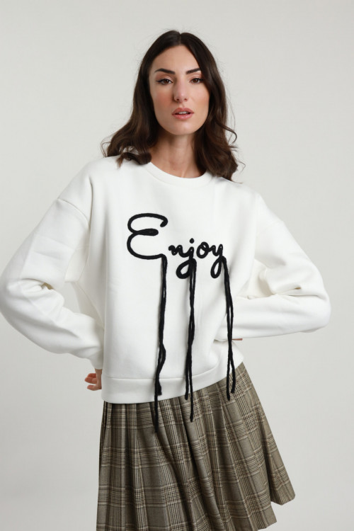 Susy Mix Felpa Girocollo "Enjoy"