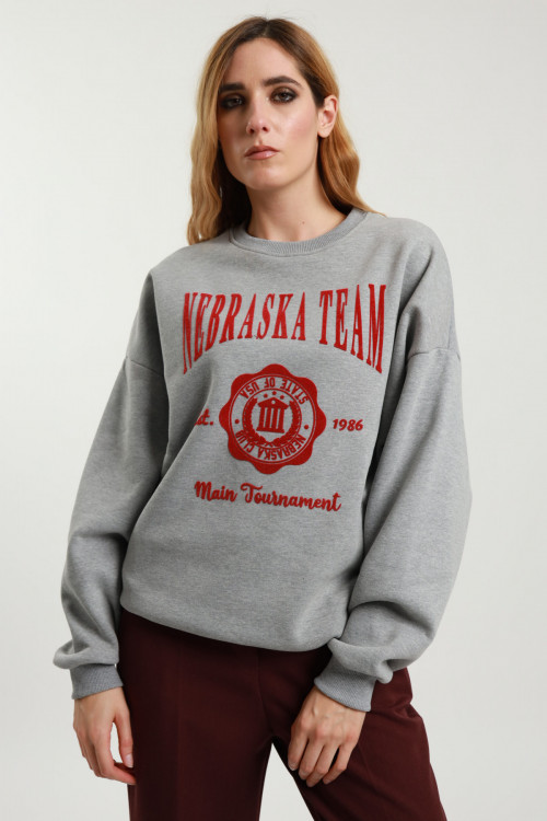 Susy Mix Felpa Girocollo Nebraska