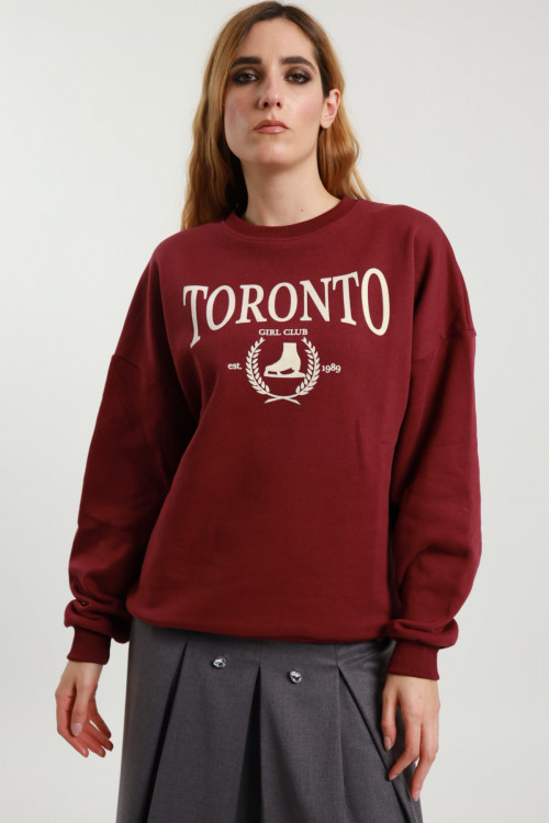 Susy Mix Felpa Girocollo Over