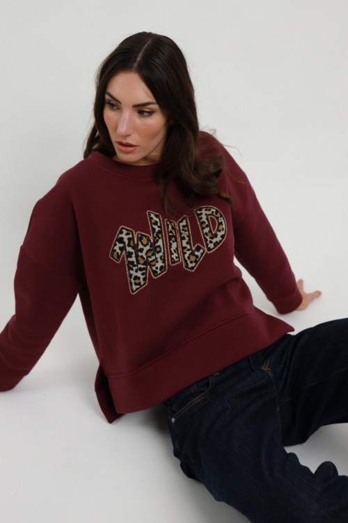 Susy Mix Felpa Girocollo "Wild"