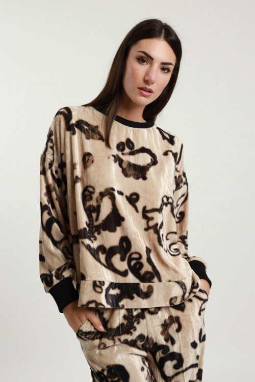 Susy Mix Felpa In Ciniglia