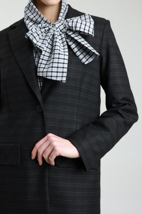 Susy Mix Giacca Check Lurex