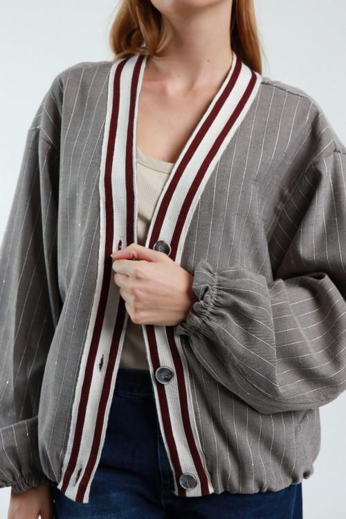 Susy Mix Giacca College Gessata