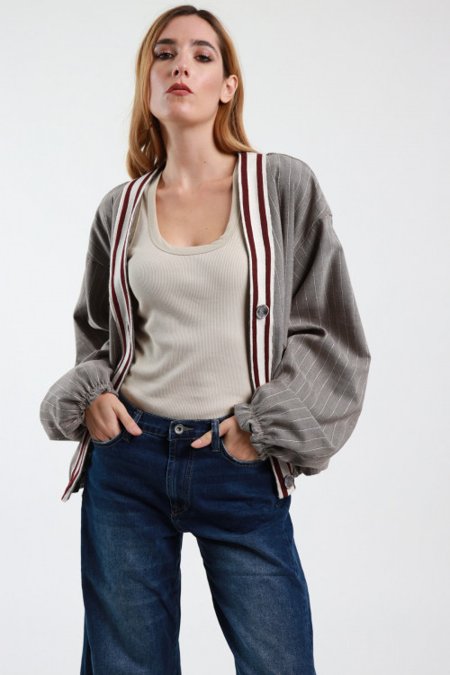 Susy Mix Giacca College Gessata