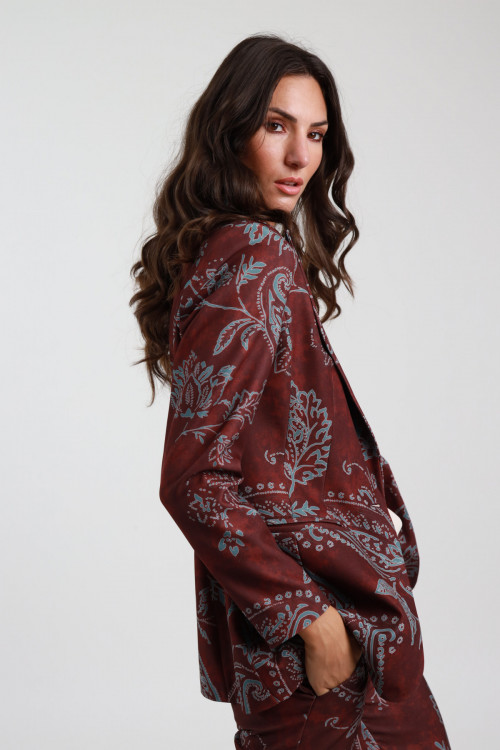 Susy Mix Giacca Fantasia Damascata