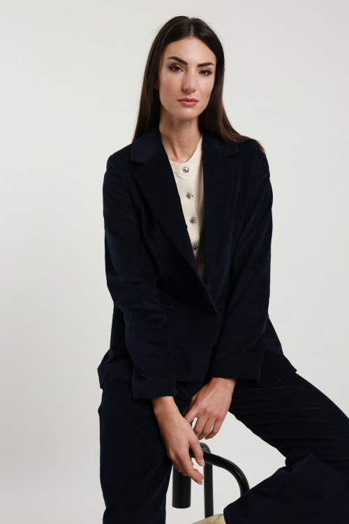 Susy Mix Giacca in Velluto